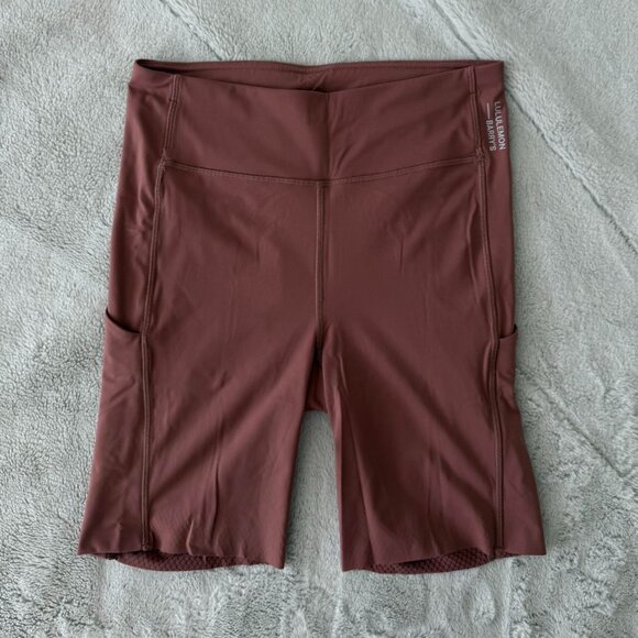 lululemon athletica Brown Bike Shorts - Picture 1 of 4